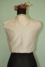 DINI's IVORY MINT BOTANICAL BLOUSE