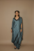 DINI's SLATE SHIBORI KAFTAN