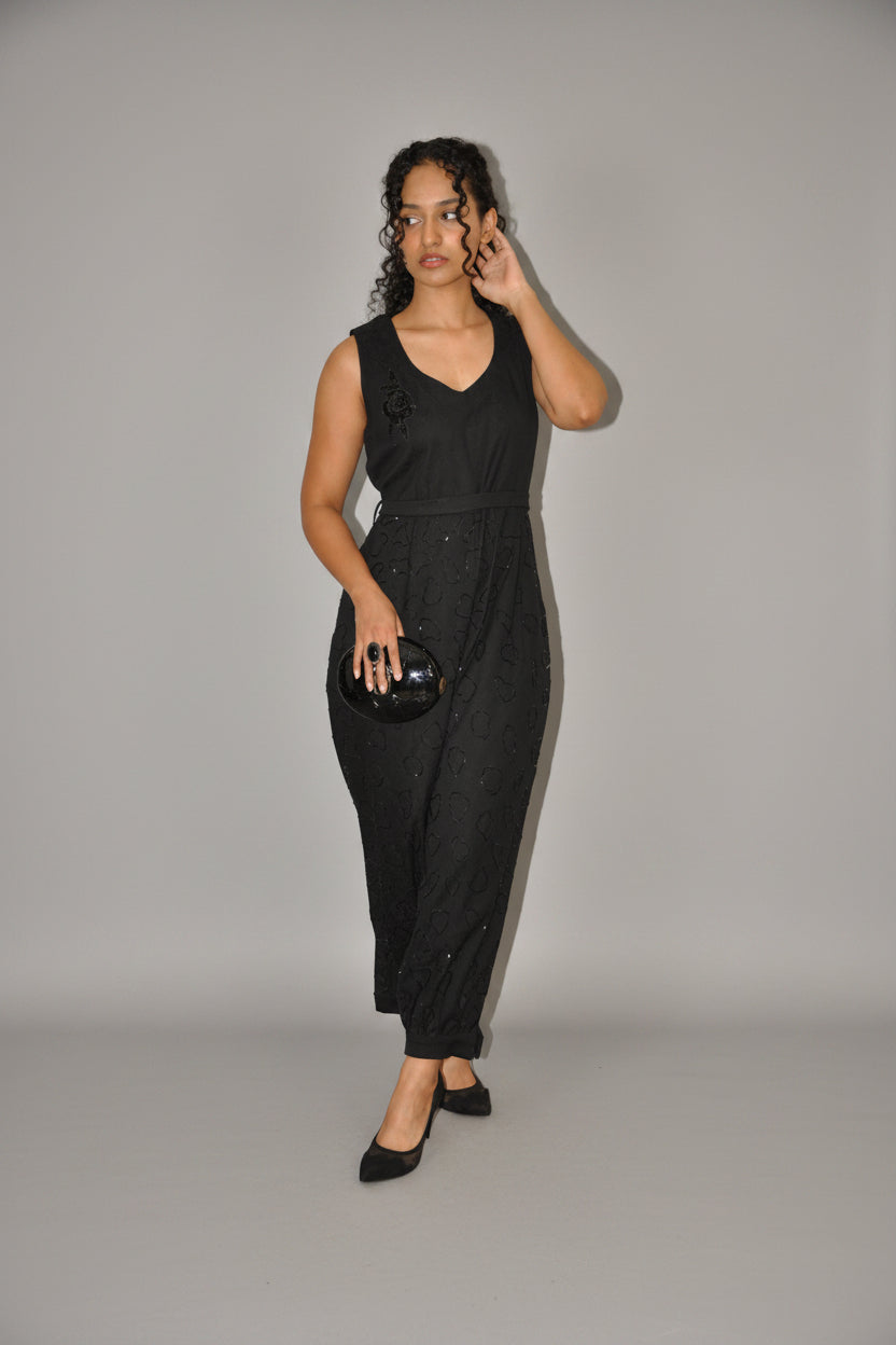 DINI's MIDNIGHT ONYX JUMPSUIT