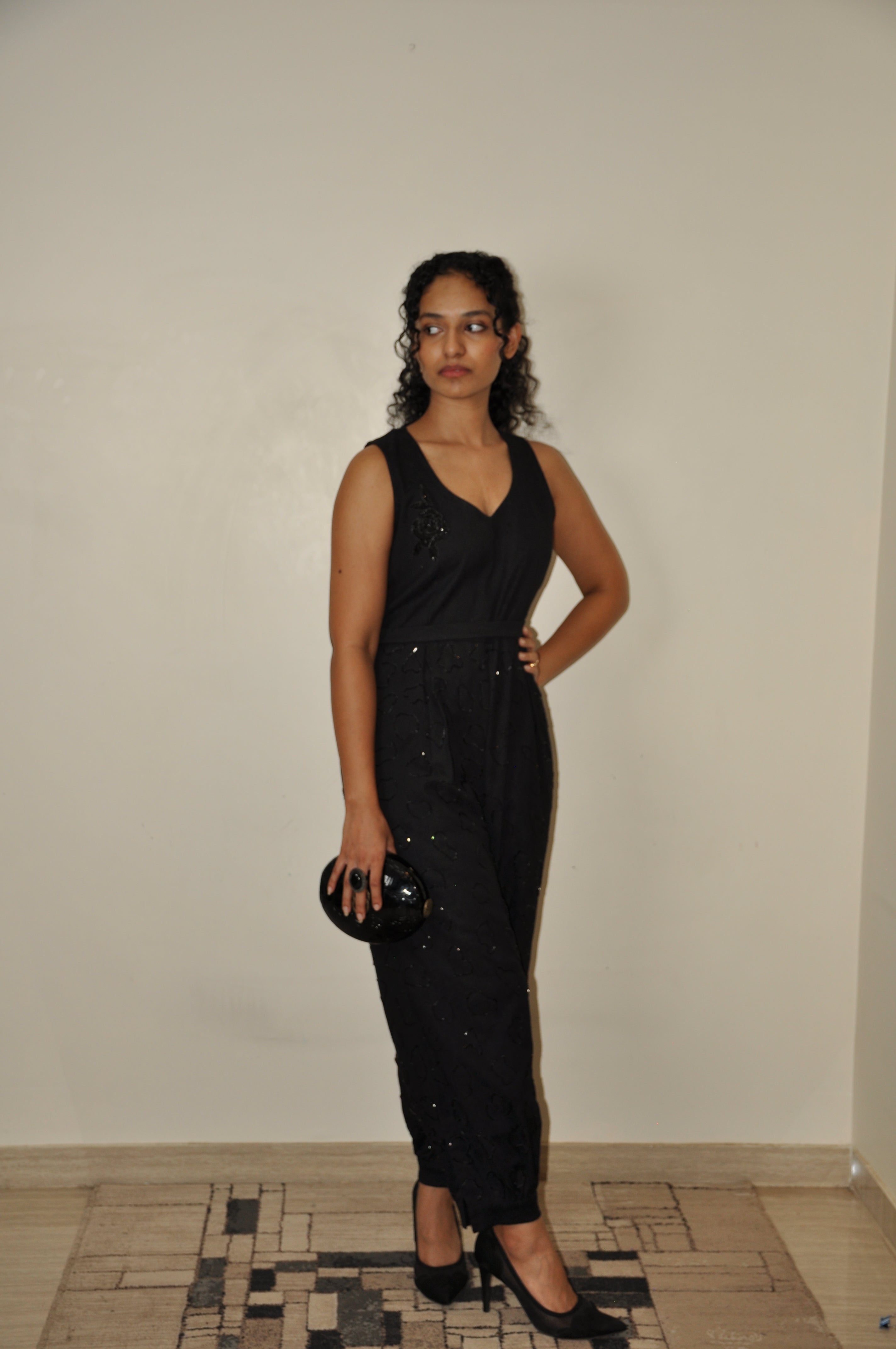 DINI's MIDNIGHT ONYX JUMPSUIT