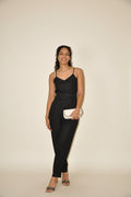 DINI's EBONY - Black Cotton Jumpsuit