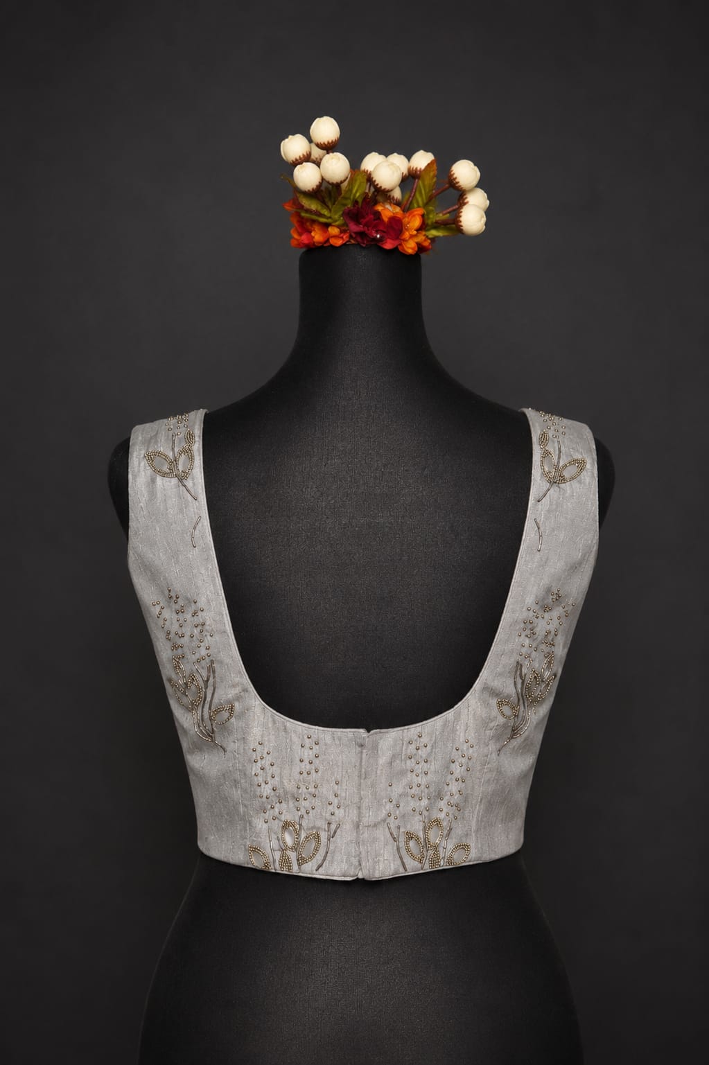 DINI's SILVER DUST BOTANICAL BLOUSE