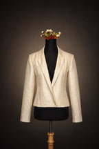 DINI's GILDED IVORY BLAZER