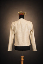 DINI's GILDED IVORY BLAZER