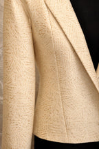 DINI's GILDED IVORY BLAZER