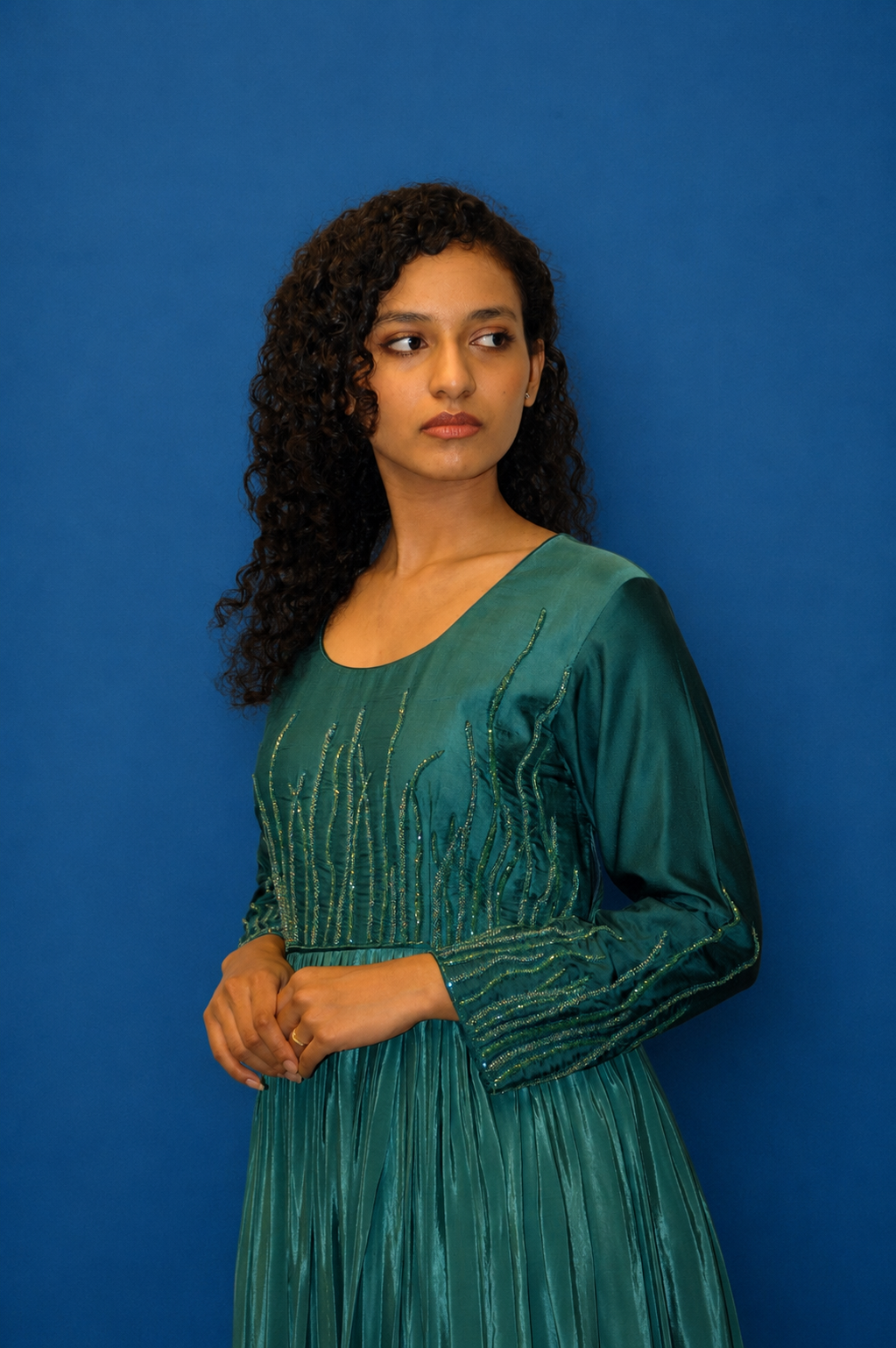 DINI'S EMERALD ECLIPSE GOWN