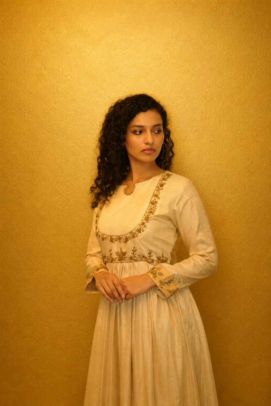 DINI's IMPERIAL IVORY ANARKALI