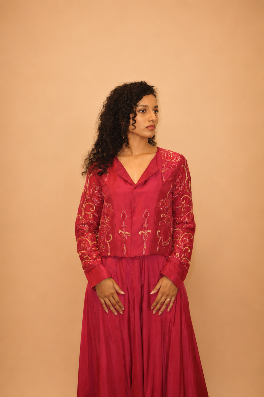 DINI's FUCHSIA MONARCH CO-ORD SET