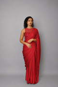 DINI's CRIMSON MODAL SAREE