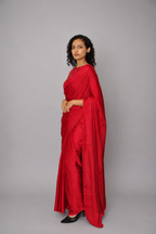 DINI's CRIMSON MODAL SAREE