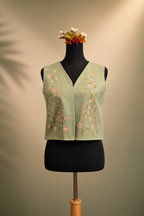 DINI's HANDPAINTED DENIM VEST