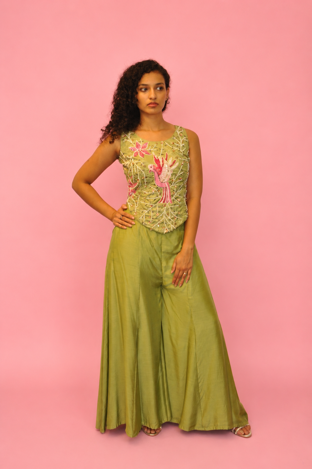 DINI's  OLIVE MACAW PARADISE CO-ORD SET
