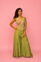 DINI's  OLIVE MACAW PARADISE CO-ORD SET