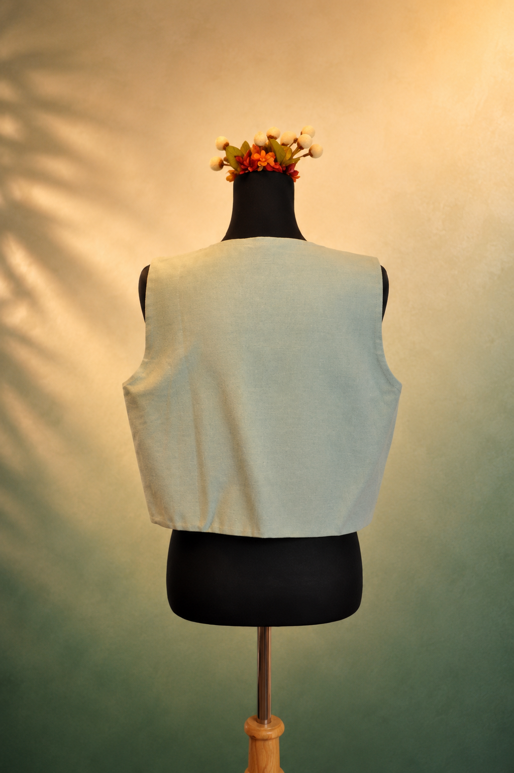 DINI's HANDPAINTED DENIM VEST